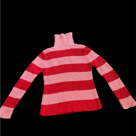 Girl's  THE CHILDREN'S PLACE Sweater Pink Stripe Size M 7/8 - Picture 2 of 2